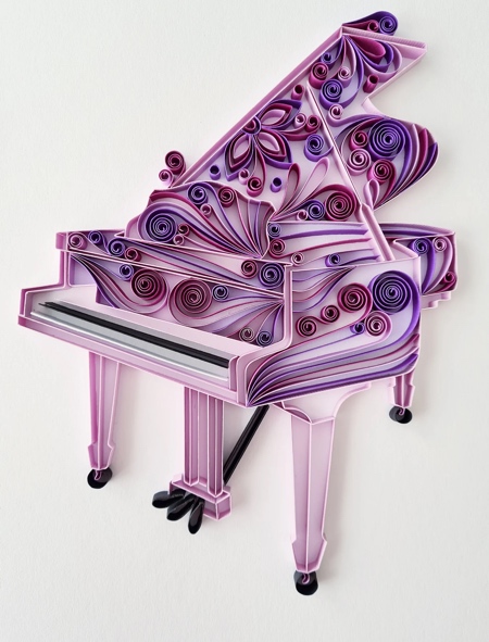 Piano Paper Art