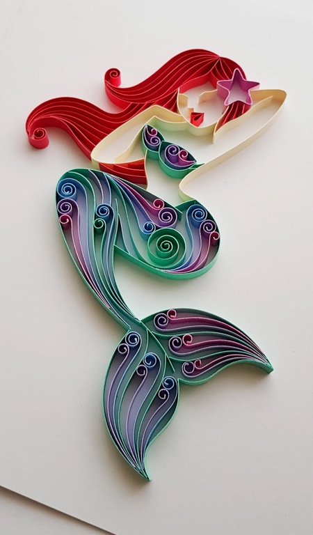 Mermaid Paper Art