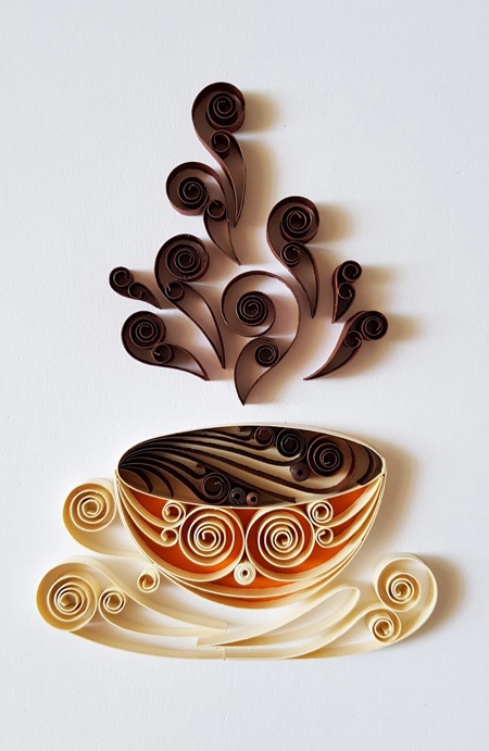 Coffee Paper Art