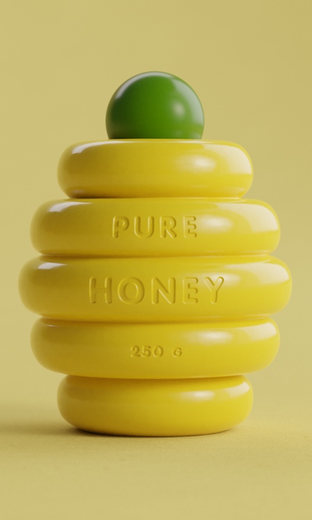 Pure Honey Packaging by Eduardo del Fraile