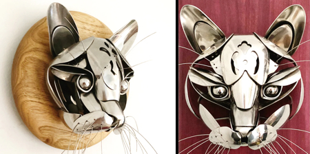 Cats Made of Utensils