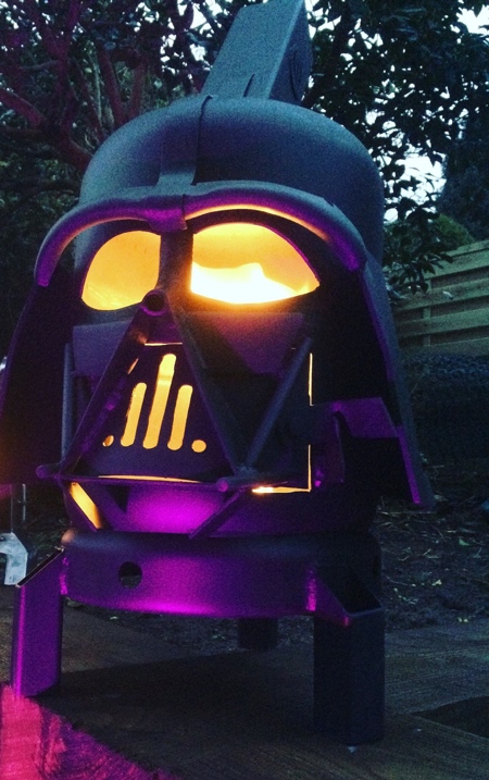 Darth Vader Wood Burner