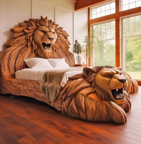 Lion Shaped Bed