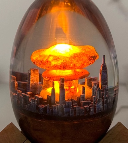 Atomic Bomb Explosion Lamp