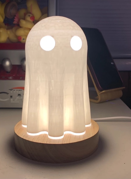 Bedsheet Ghost Lamp