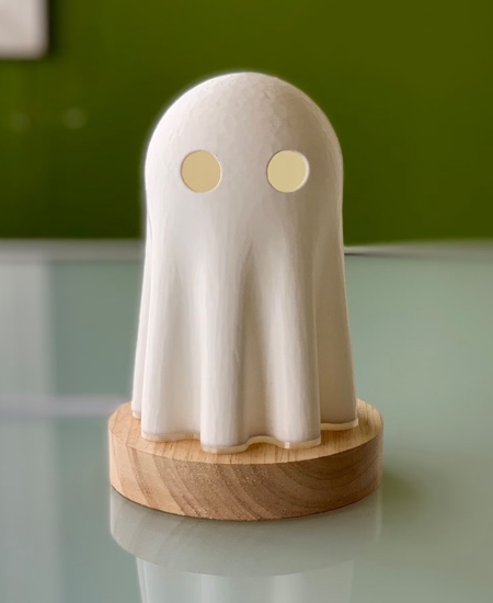 White Bedsheet Ghost Lamp