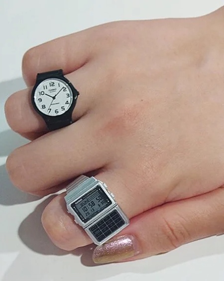 Casio Watch Shaped Ring