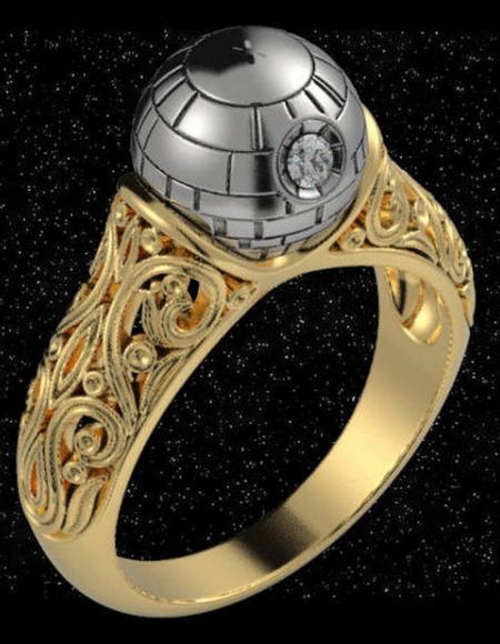 Star Wars Death Star Engagement Ring