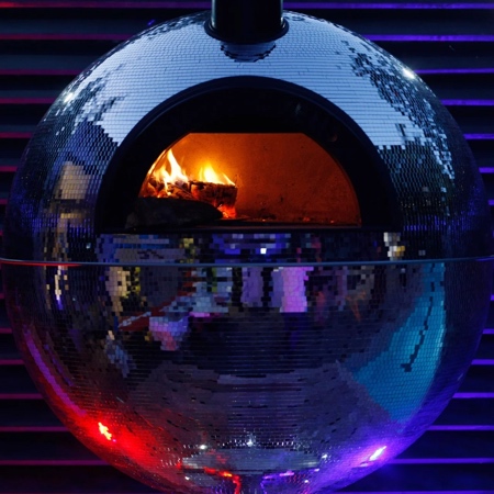 Disco Ball Pizza Oven