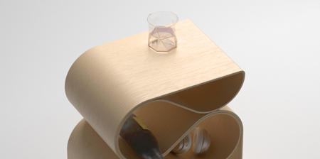 Drop Side Table by Deniz Aktay