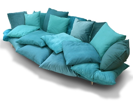 Sofa Made of Pillows