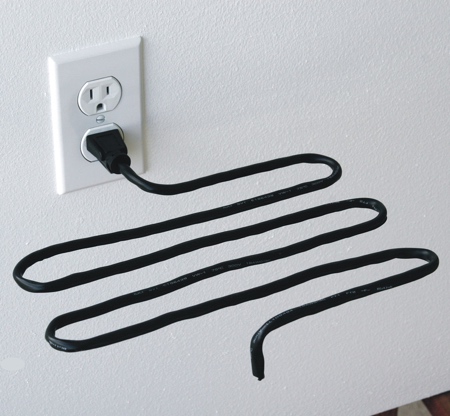 Power Cord Shelf