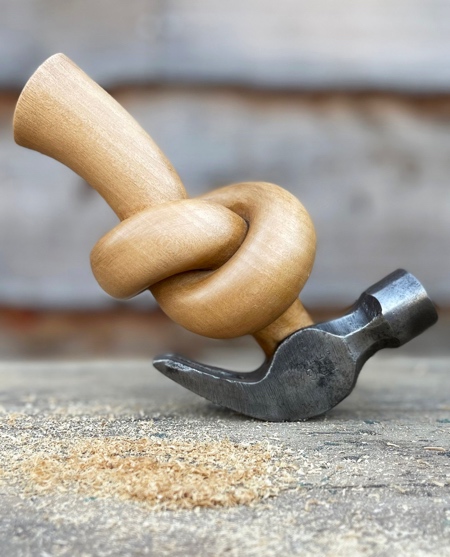 Hammer with Twisted Handle