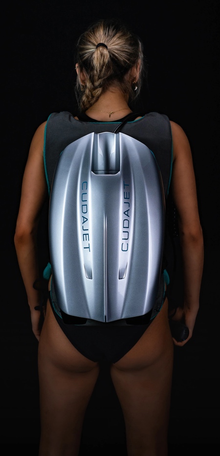 Cudajet invites you to swim underwater with a jetpack