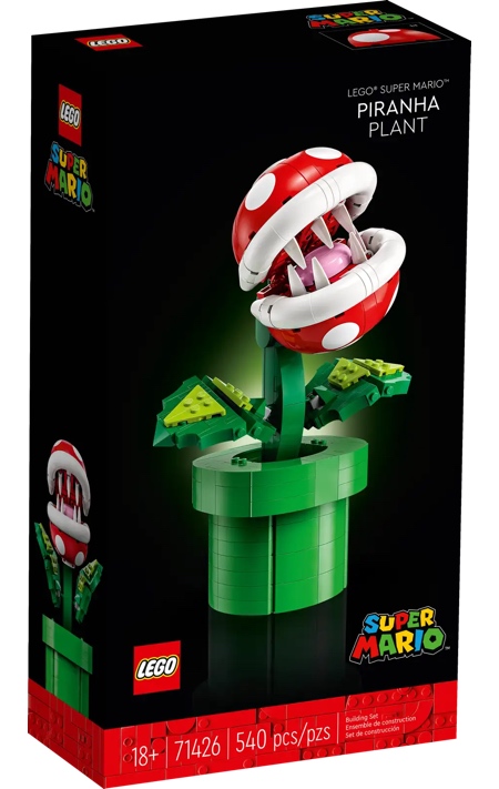 Super Mario Piranha Plant Made of LEGO