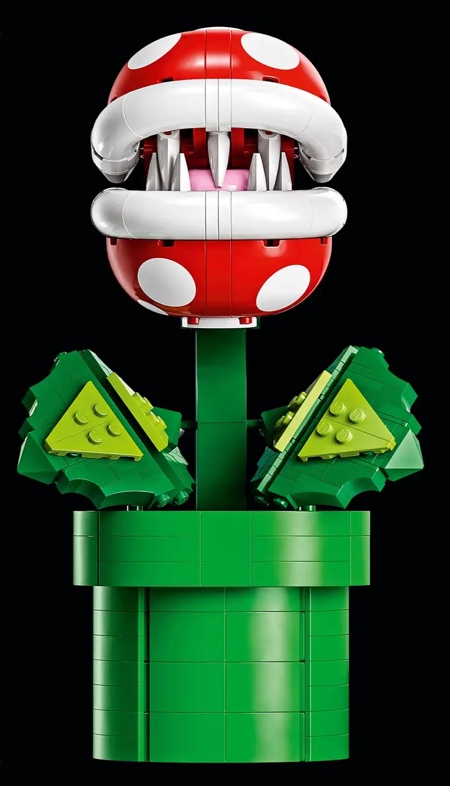 Mario Piranha Plant Made of LEGO