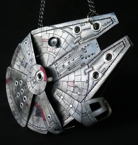 Millennium Falcon Leather Purse