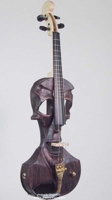 Skull Shaped Violin