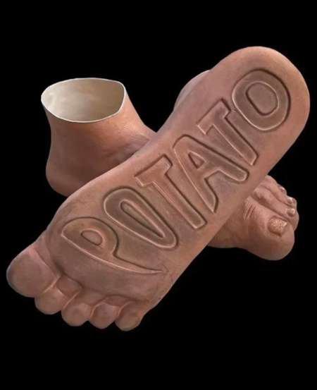 Realistic Feet Caveman Slippers