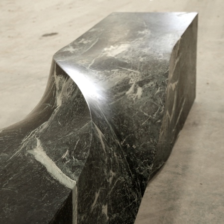 Soul Sculpture Bench Marble by Veronica Mar