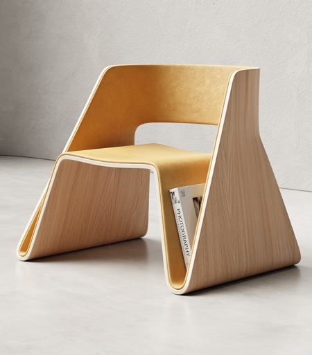 Book Pocket Lounge Chair