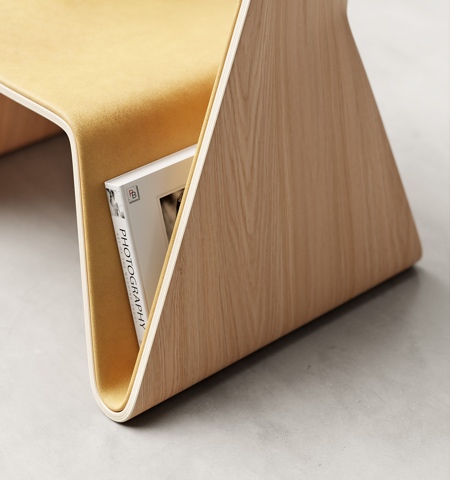 Book Pocket Chair by Teixeira Design Studio