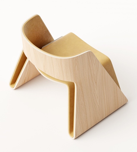 Void Lounge Chair by Teixeira Design Studio