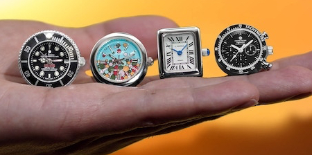 Miniature Watch Cufflinks