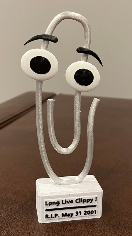 Clippy Sculpture