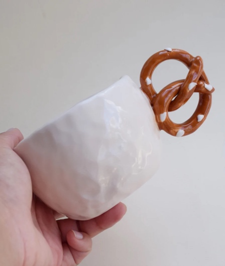 Pretzel Coffee Mug