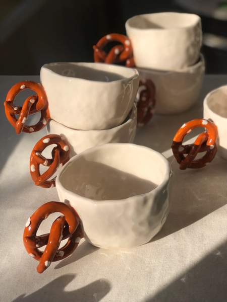 Pretzel Mugs