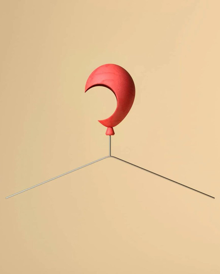 Balloon Clothes Hanger