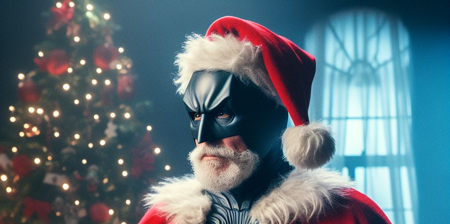 Batman as Santa Claus