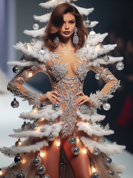 Christmas Tree Fashion Dress