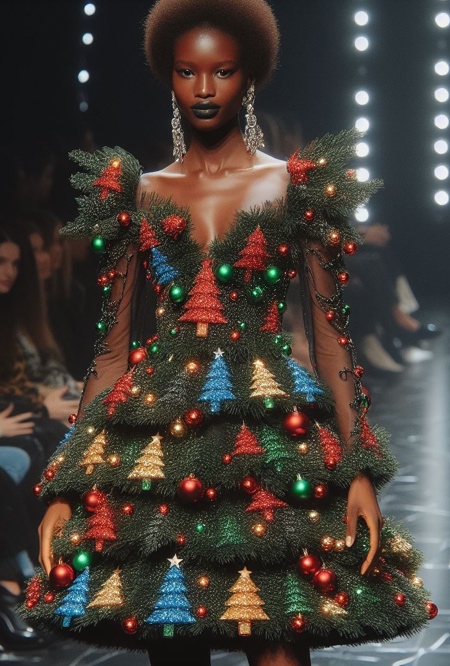 Toxel Christmas Tree Fashion Show