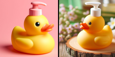 Rubber Duck Shampoo Bottle