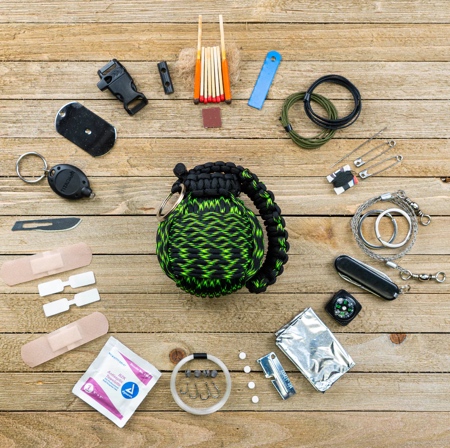 Hand Grenade Shaped Survival Kit