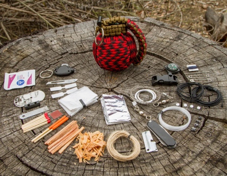 Paracord Grenade Survival Kit