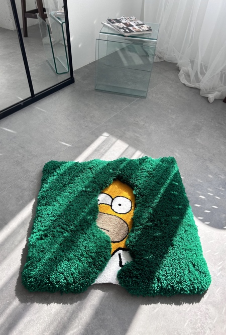 Homer Simpson Backs Into Bushes Mat