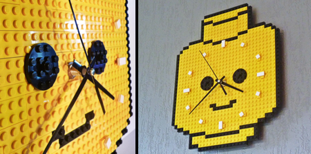 LEGO Head Wall Clock