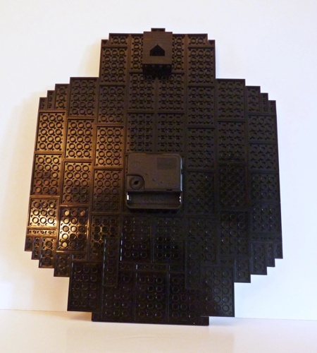 Clock Made of LEGO Bricks