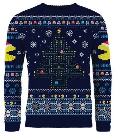Pac-Man Ugly Christmas Sweater