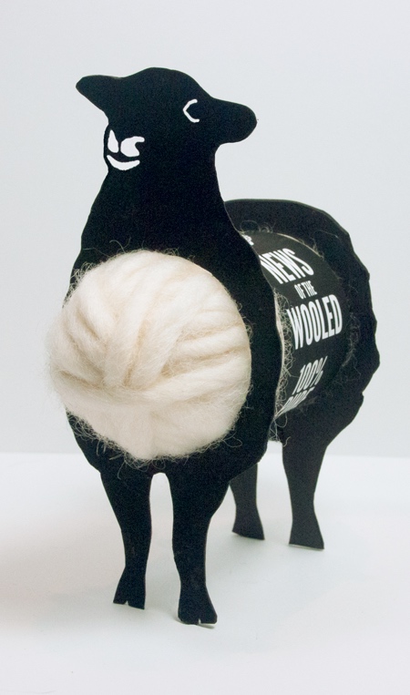 Sheep Shaped Wool Yarn Packaging