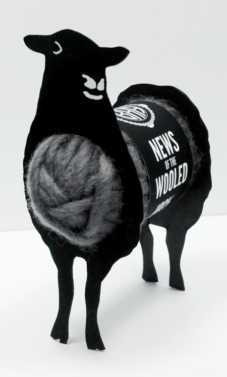 Sheep Wool Yarn Packaging by Gwyn Lewis