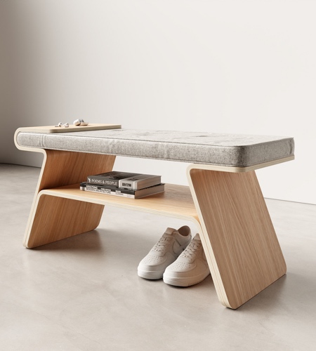 Teixeira Shoe Rack Bench