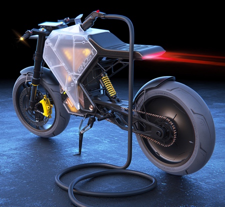 CR-DOS Ghost Electric Motorcycle Concept
