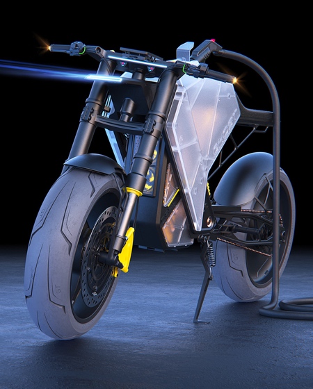 CR-DOS Ghost Motorcycle Concept