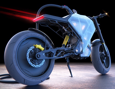 CR-DOS Ghost Electric Motorcycle by Gurmukh Bhasin