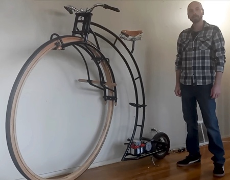 Electric Penny Farthing Bicycle