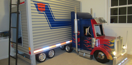 Optimus Prime Bed